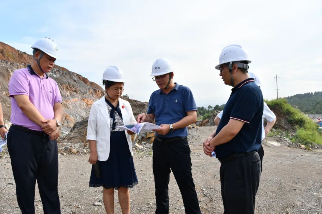 逯宇调研集团重大项目建设,安全生产等工作-广西贺州