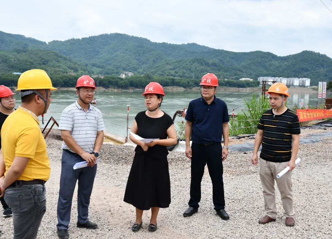 逯宇一行来到钟山县,实地调研矿投集团参股的贺州稀