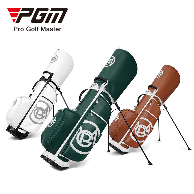 PGM QB128 custom logo golf stand bag microfiber leather waterproof 