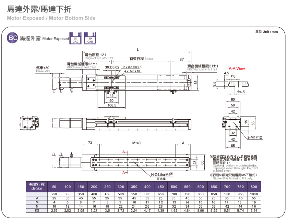 直线滑台