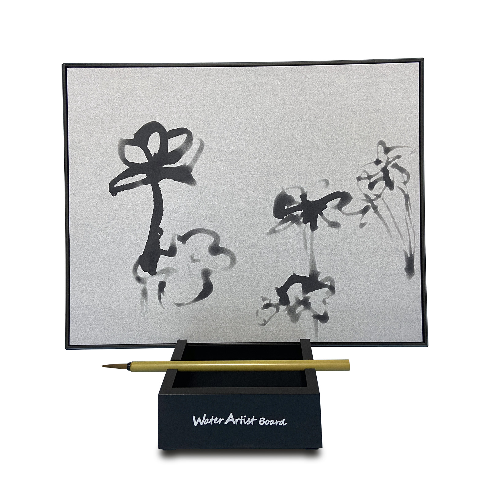 Water Artist Board Paint with Zen Relaxation Meditation Art Painting Board Drawing Brush (Style 1)