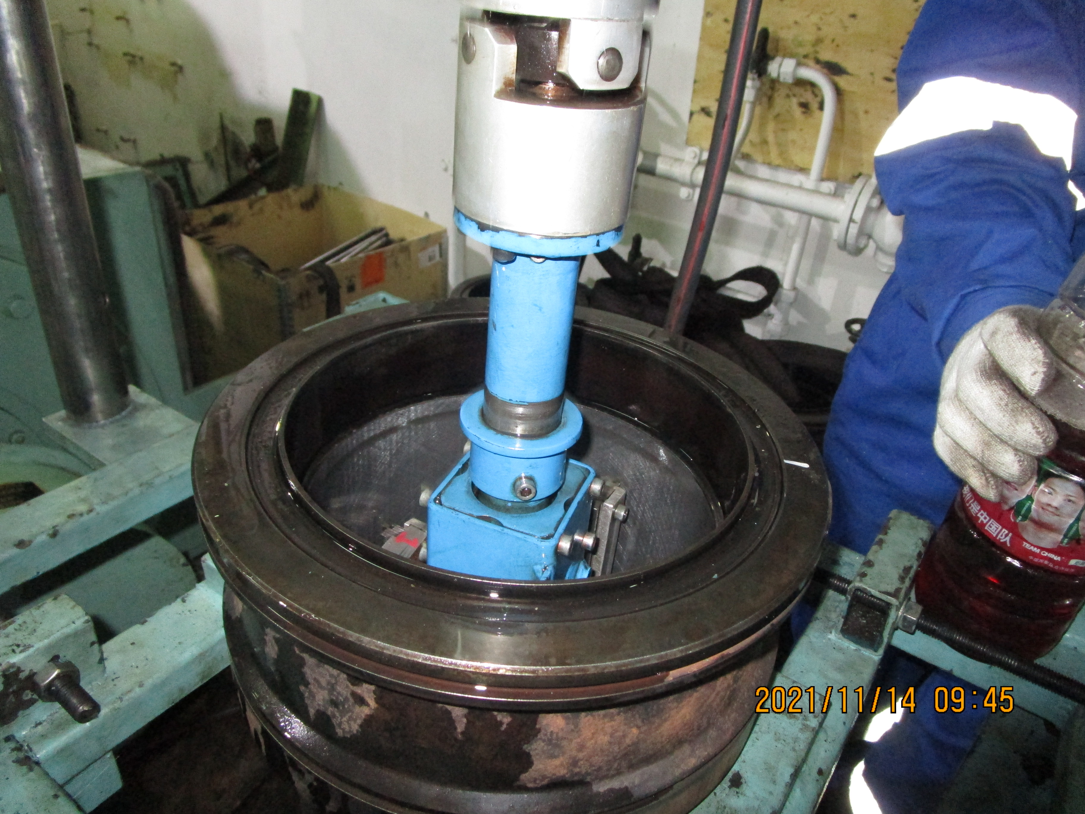 Aux. Engine In-situ Cylinder Liner honing