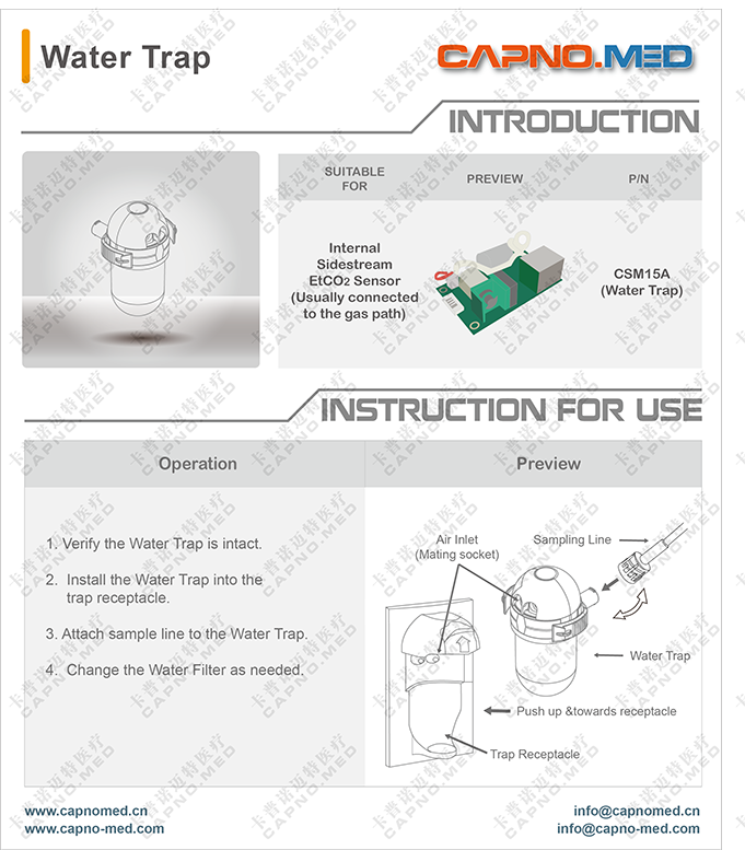 Water Trap Capuno Meite Giant Technology