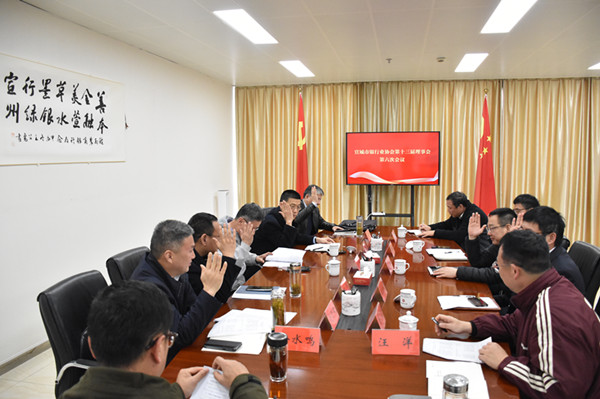 宣城市银行业协会召开第十三届理事会第六次会议