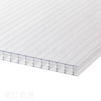 阳光板四层中空聚碳酸酯pc板卡布隆polycarbonatesheet8