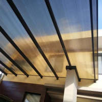 阳光板雨棚2