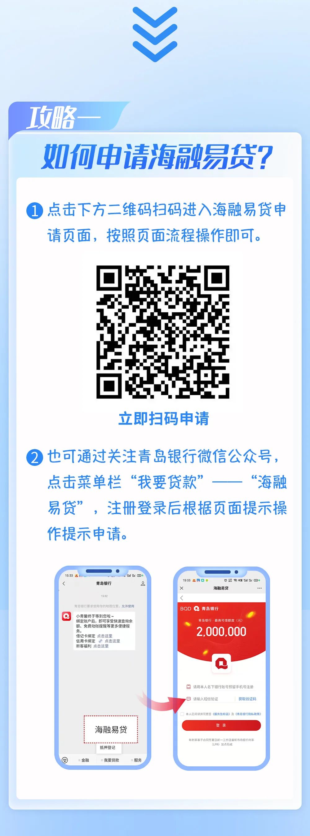 青岛银行 | “海融易贷”新人攻略