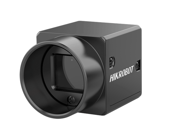 小结构黑色U口面阵相机-USB接口在下_正面_HIKROBOT
