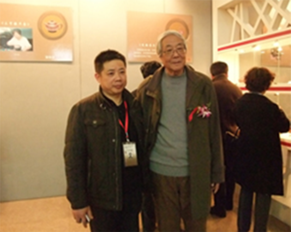 与张守智教授合影