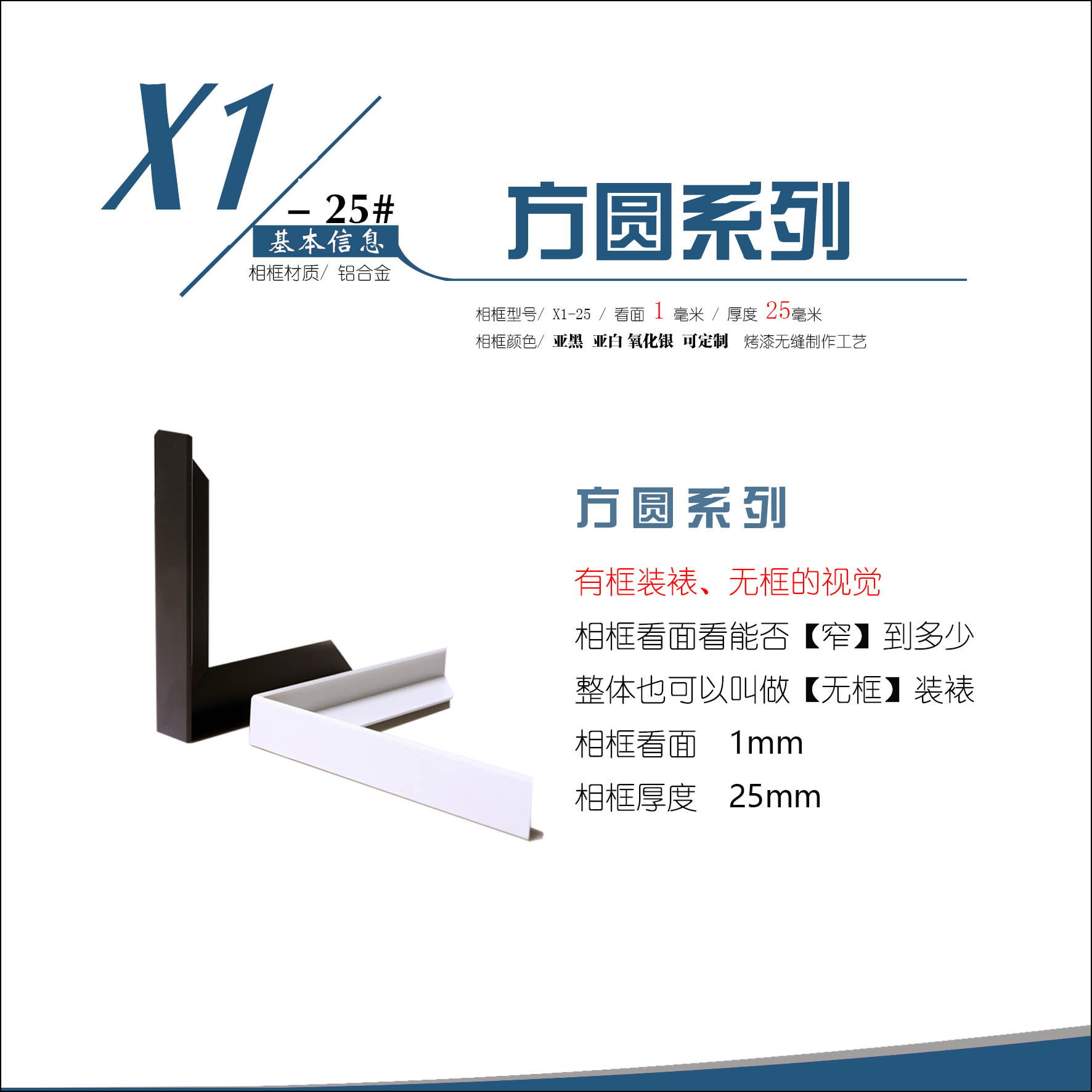 方圆系列相框
