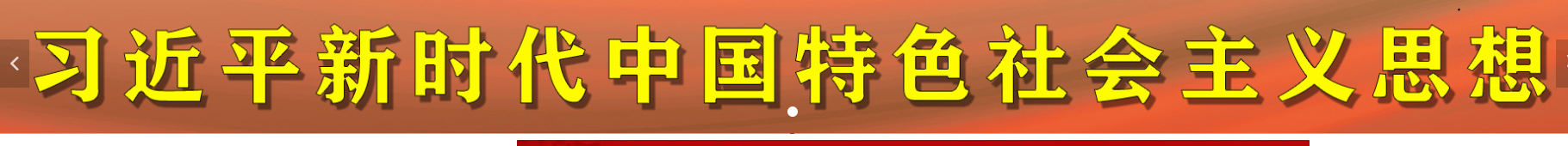 习近平新时代中国特色社会主义思想