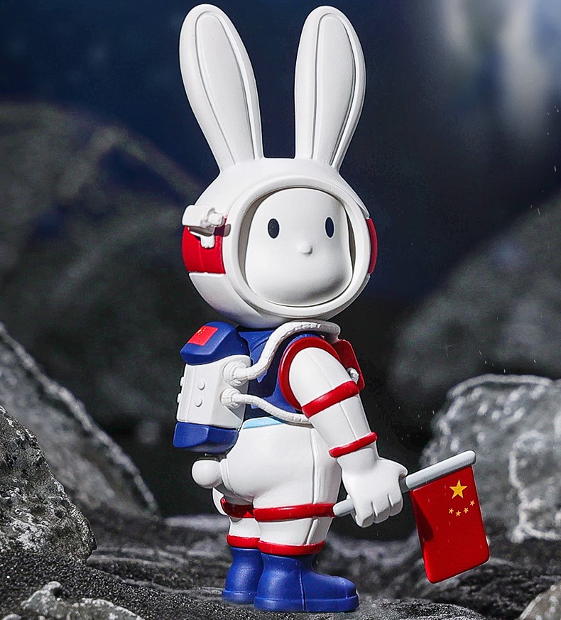 中国航天文创礼品男女儿童太空兔子玩偶公仔手办摆件礼盒