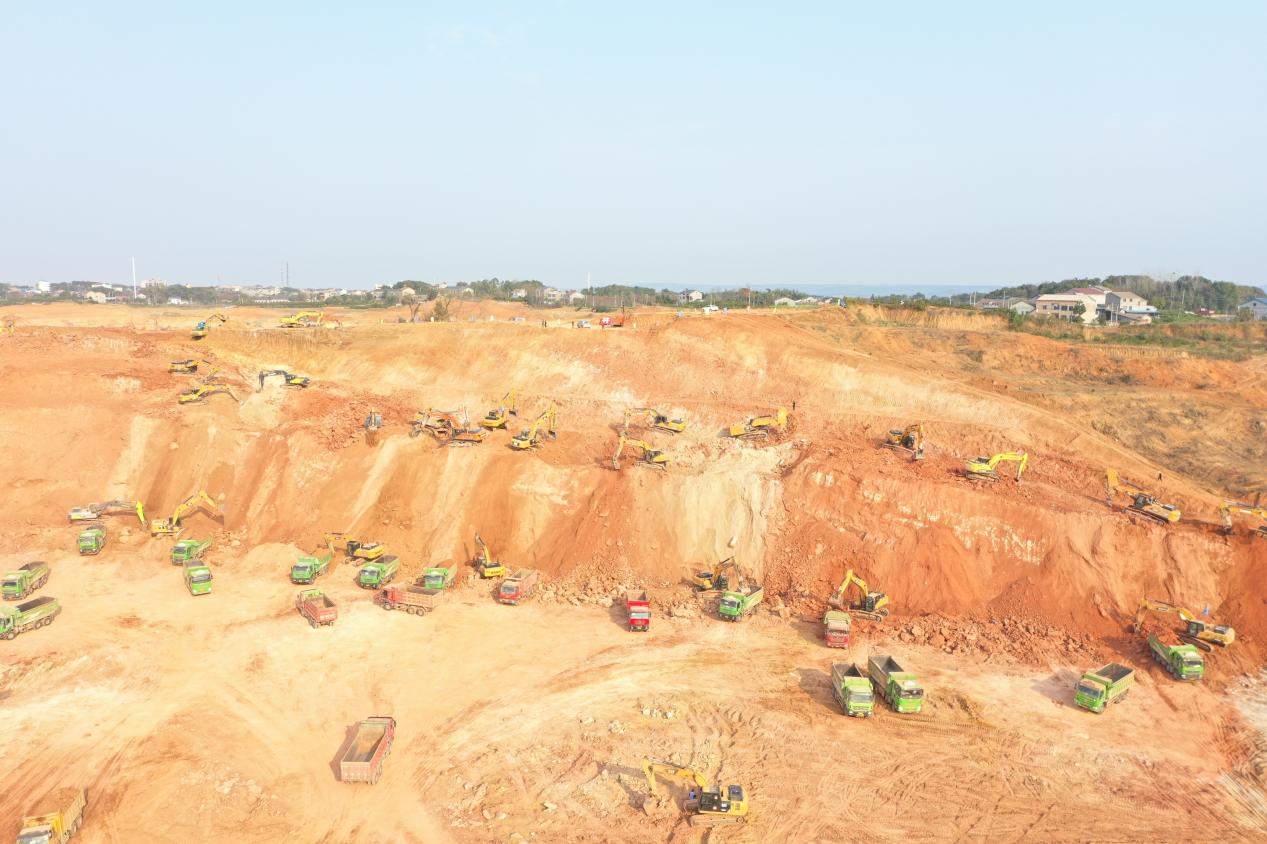 白洋园区邦普项目场平工程二标段、四标段