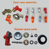 Gear case assembly and related spare parts