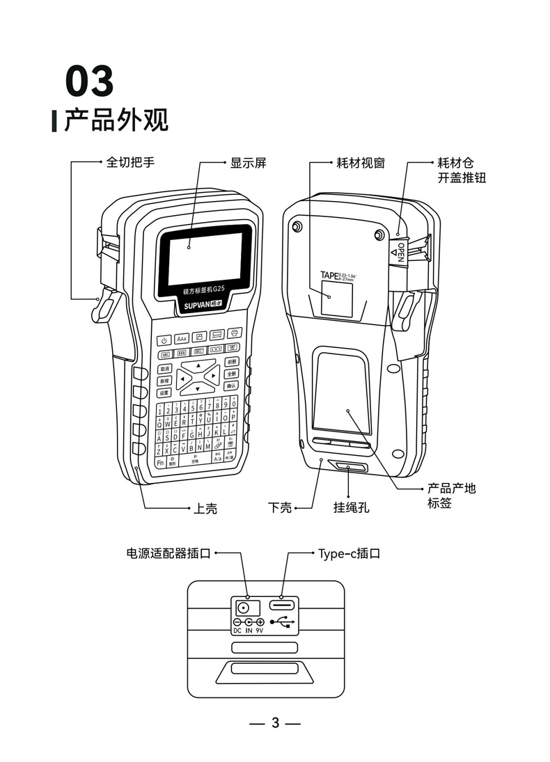 硕方标签机G25说明书