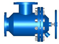 卧式角通手刷过滤器