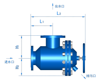 插图——卧式角通手刷过滤器