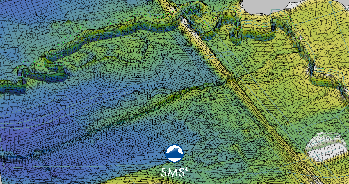 SMS 地表水模拟图示六
