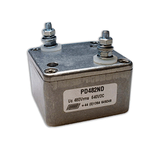 PD48-2-N-D是低电压、高能源基于金属氧化物的过电压保护 装置,用于各种各样的应用场景。 活性元件被安置在一个铝外壳内。这提供了一个有弹性的环 境屏障。