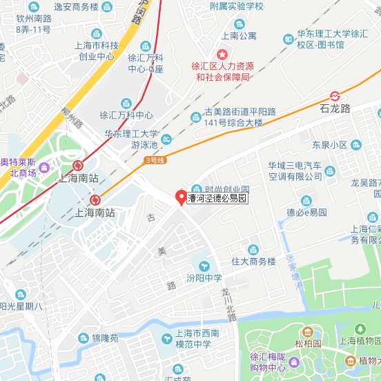 漕河泾德必地图