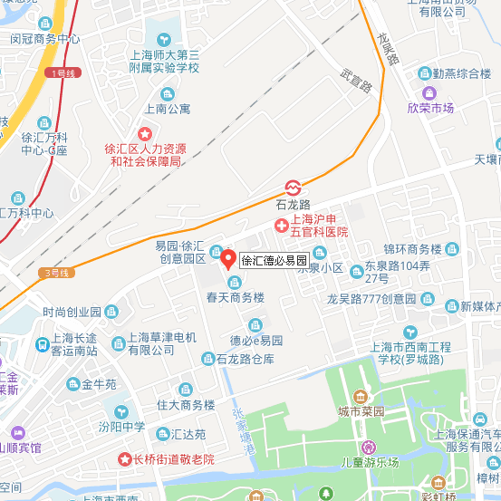 徐汇德必易园地图