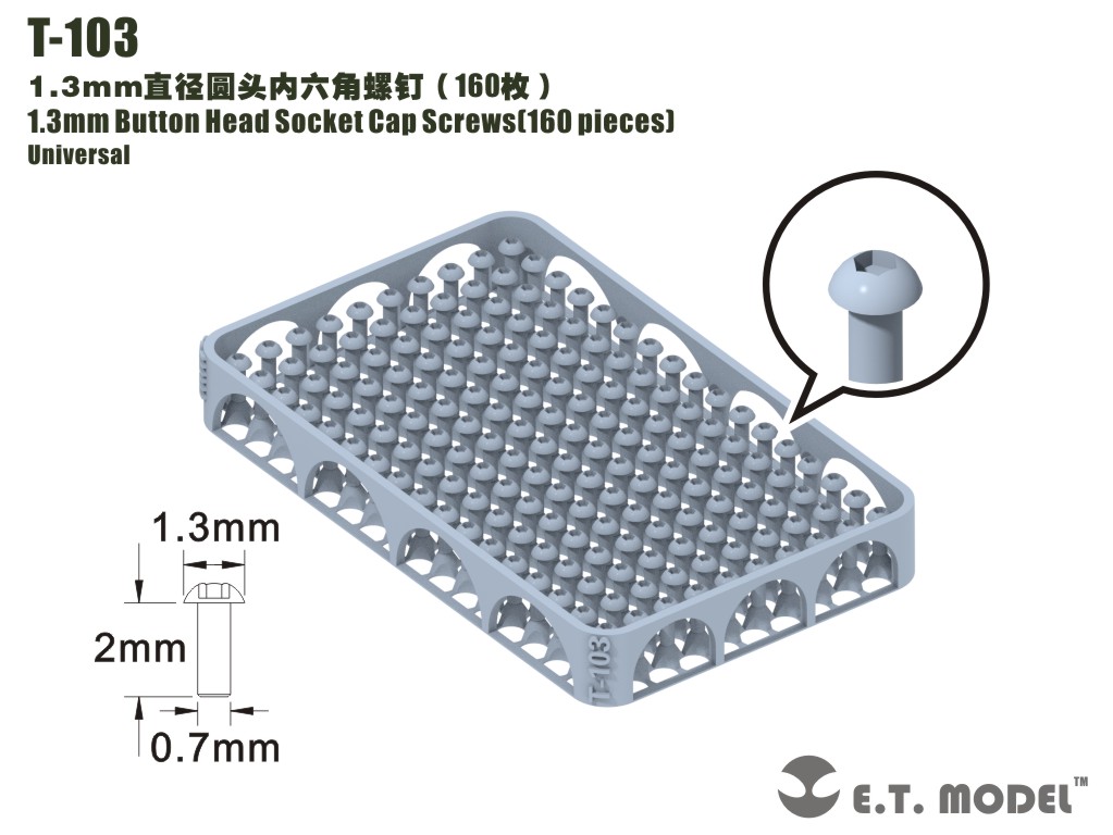 T Mm Button Head Socket Cap Screws Pieces