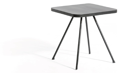 ATTOL Aluminum Square Side Table Tall