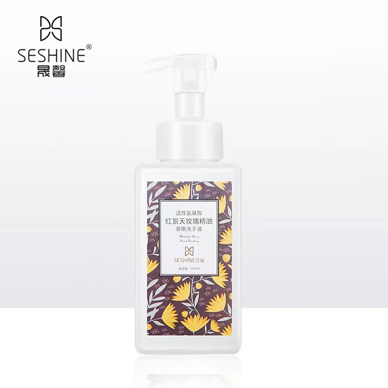 晟馨活性氨基酸红景天玫瑰精油慕斯洗手液