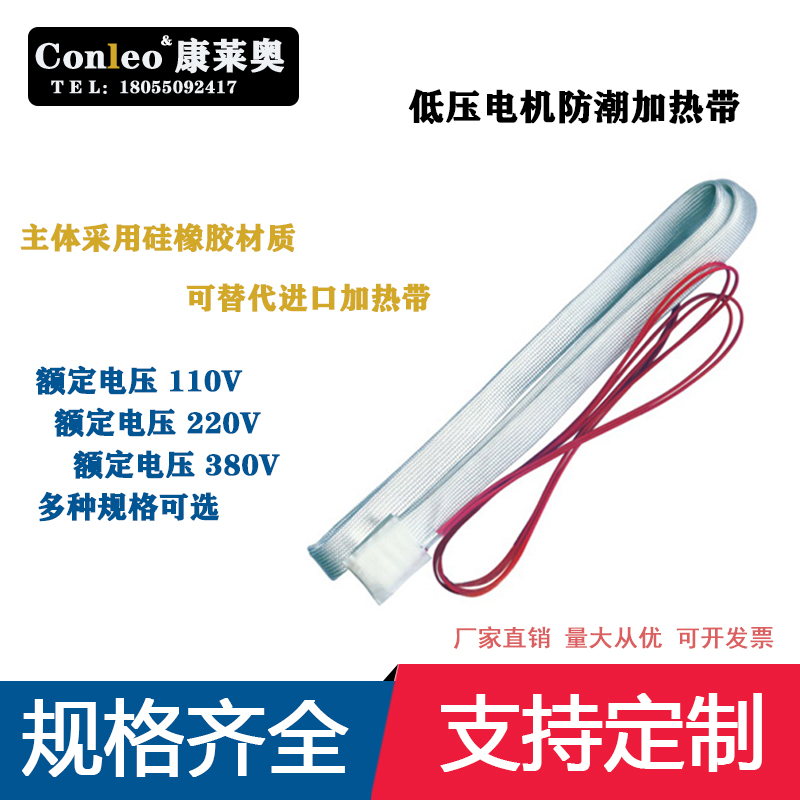 220V电机加热带主视图
