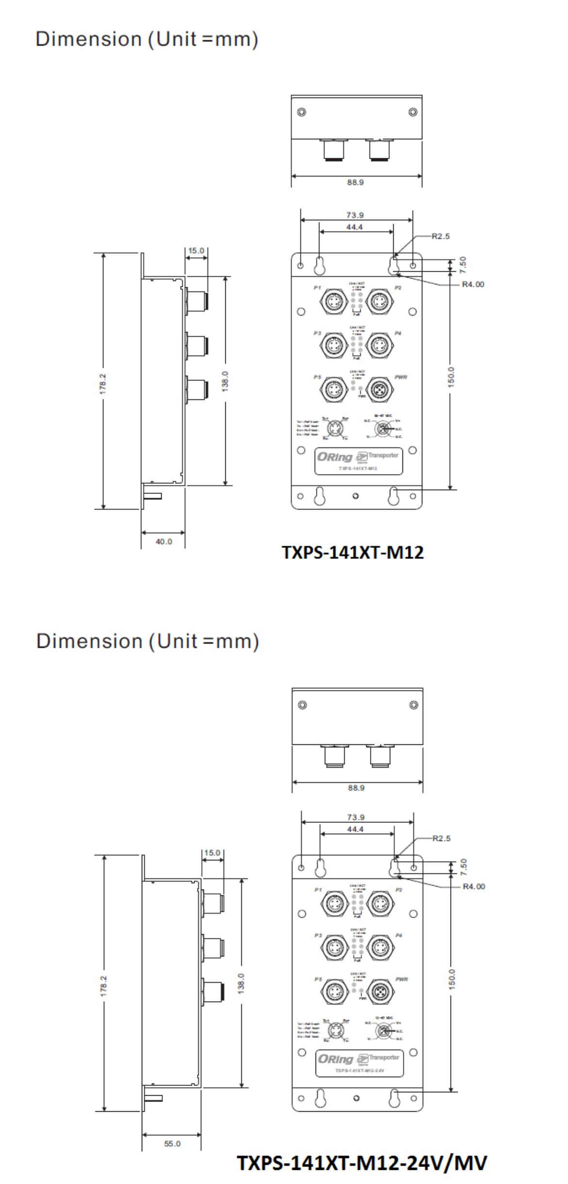 TXPS 141XT M12系列 武汉研威电子科技有限公司