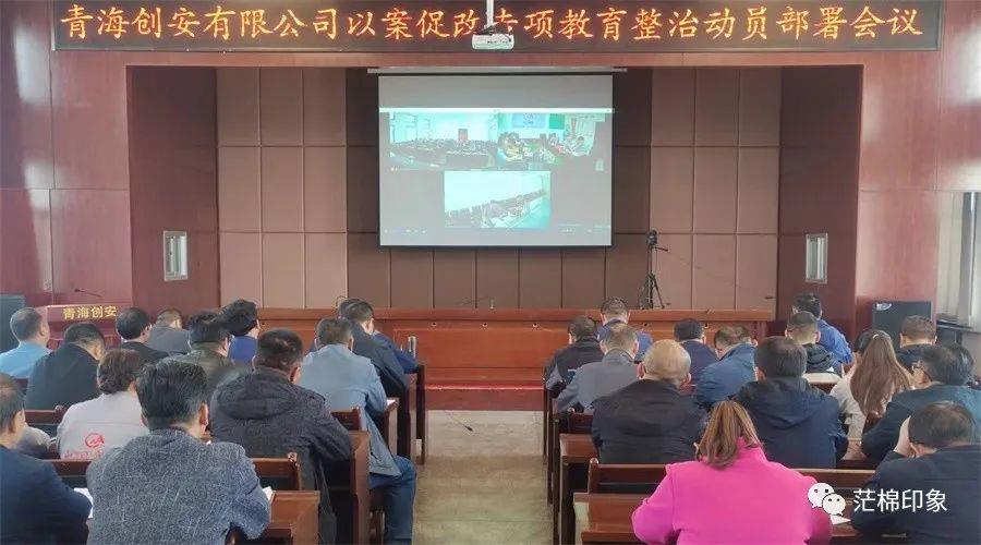 创安公司召开以案促改专项教育整治动员部署会