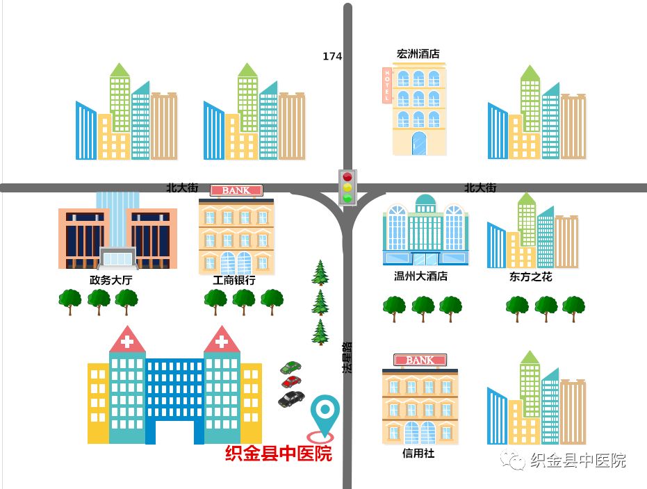 医院平面小地图