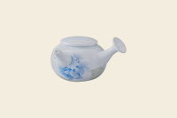 红官窑 国瓷 花团锦绣茶具壶