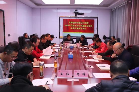 青海创安有限公司公司党委召开2026年党建工作会议暨基层党组织书记述职评议会议
