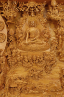 10-6释迦牟尼传2015年榧木219.0×400.0×60CM-18