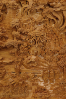 10-9释迦牟尼传2015年榧木219.0×400.0×60CM-23