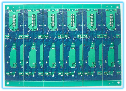 Min Hole size: 0. 5mm　　 Board thickness: 1.6mm Trace/Space: 0.5／0.4mm