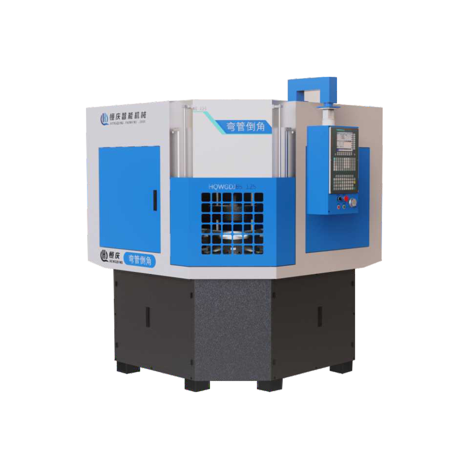 弯头倒角一体机
