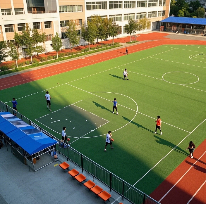 學校操場屬于室外區(qū)域，操場運動場廣播系統(tǒng)的設計主要用于學校的開學典禮，運動會，文藝演出，體育活動，體育教學以及各種大型活動的音頻擴聲，是學校進行教育、教學和管理的重要手段，也是構(gòu)建校園良好室外氛圍的重要載體。