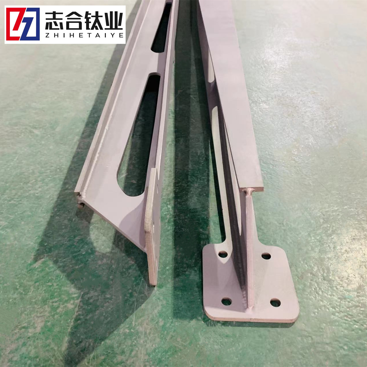 TC4工字加強(qiáng)框直線度正負(fù)3mm可按需定制各類鈦焊接件、異形件-5