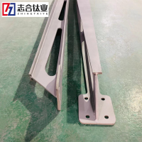 TC4工字加強(qiáng)框直線度正負(fù)3mm可按需定制各類鈦焊接件、異形件-5