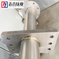 TA2空壓管料桶鈦料鏟鈦管件鈦焊接件異形件來圖定制加工-4