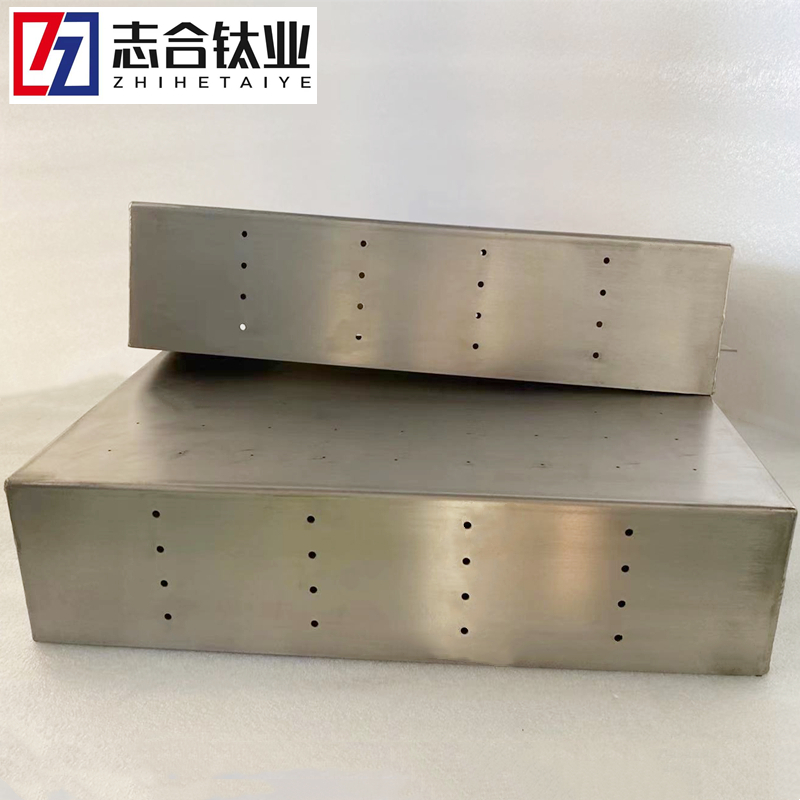 實體廠家供應TA2烘料盒鈦焊接件異形件鈦設備鈦管件可按需定制-2