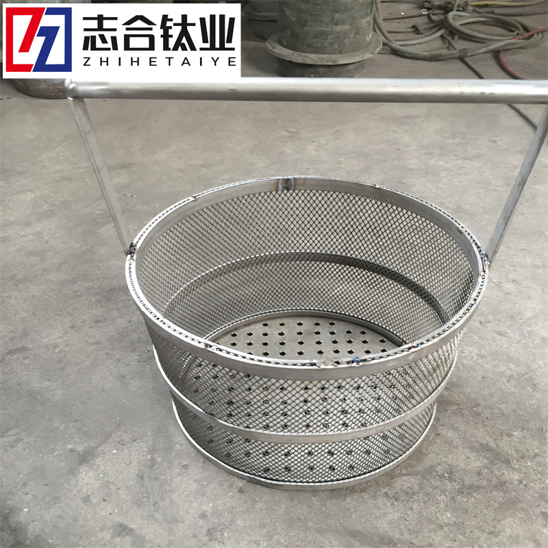 廠家加工定制TA1TA2鈦網(wǎng)籃鈦加工件焊接件異形件多種規(guī)格可定制-3