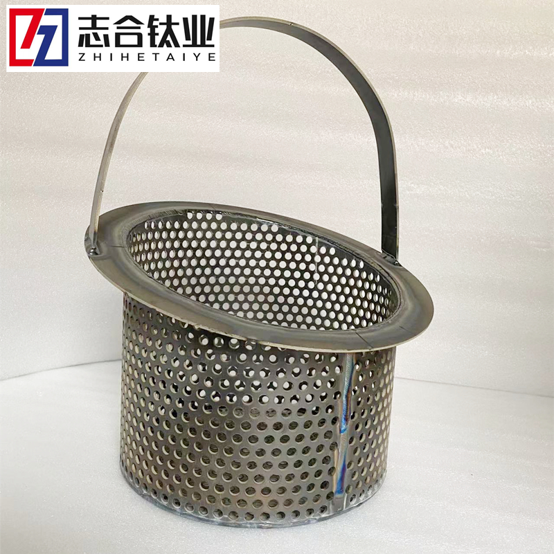 廠家供應(yīng)鋯過濾籃鈦網(wǎng)籃鈦桶鈦焊接件異形件規(guī)格齊全支持定制-2
