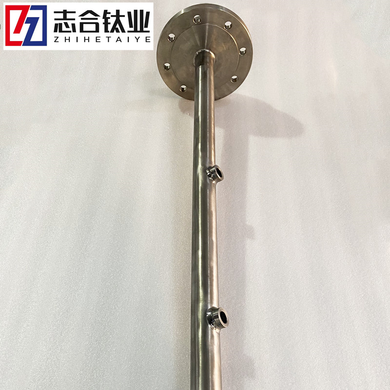 TA2純鈦耐腐蝕噴淋管化工管道鈦金屬接管各種焊接件可來圖定制-2