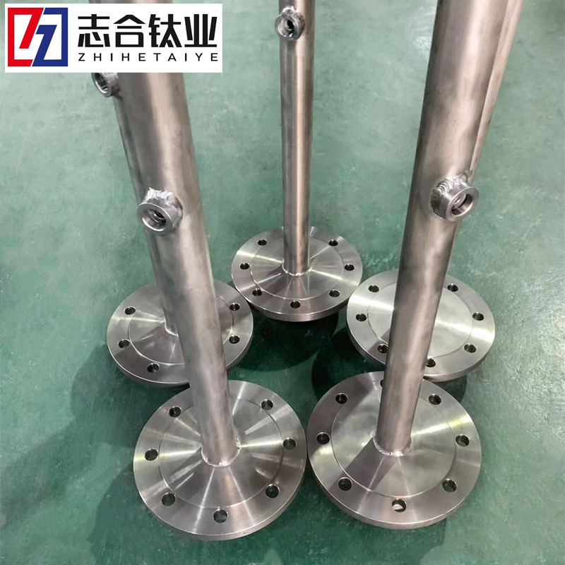 TA2純鈦耐腐蝕噴淋管化工管道鈦金屬接管各種焊接件可來圖定制-4