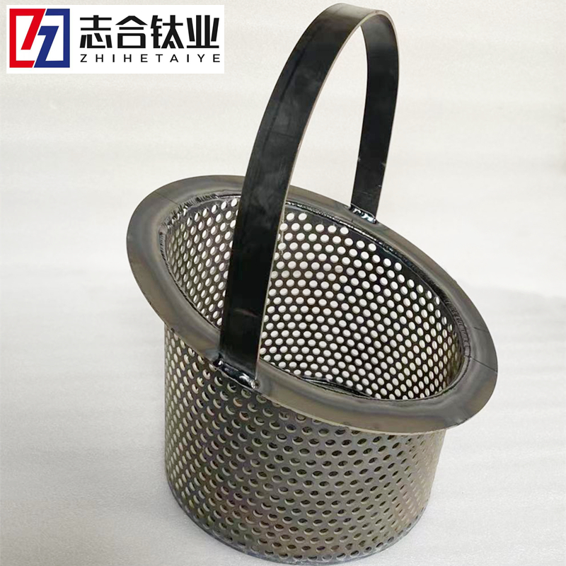 廠家供應鋯過濾籃鈦網(wǎng)籃鈦桶鈦焊接件異形件規(guī)格齊全支持定制-1