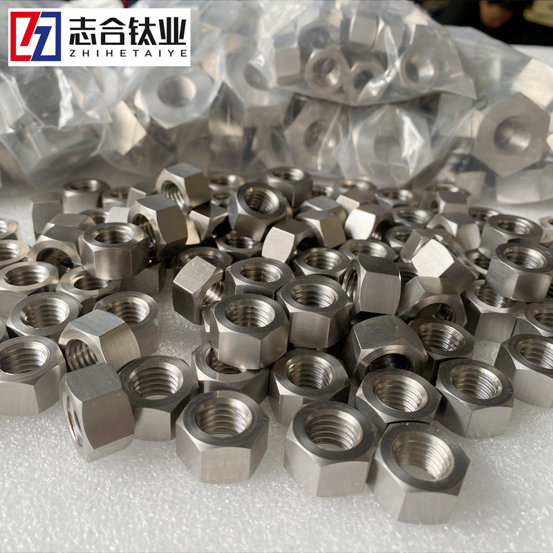 TC4TA2TA9鈦合金螺絲螺母螺桿墊片規(guī)格齊全可零售可批量定制-3