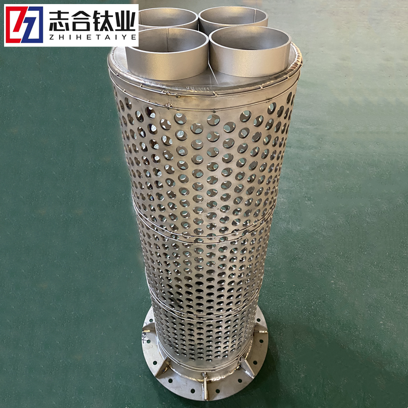 TA2鈦過濾器化工用過濾籃料桶料鏟廠家直銷-1